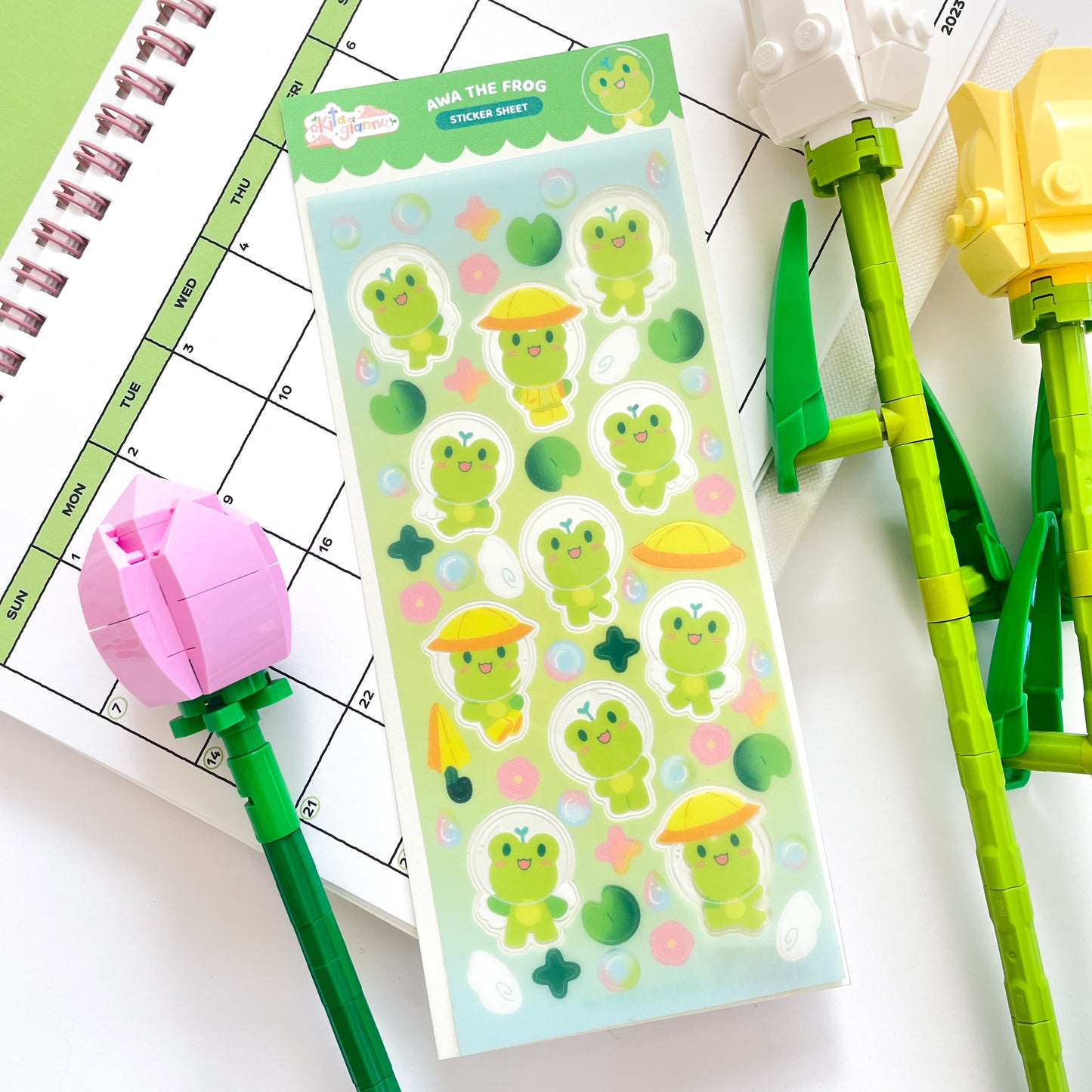 Awa the Frog | Sticker Sheet