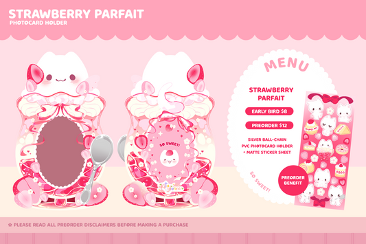 Strawberry Parfait | Photocard Holder [PRE-ORDER]