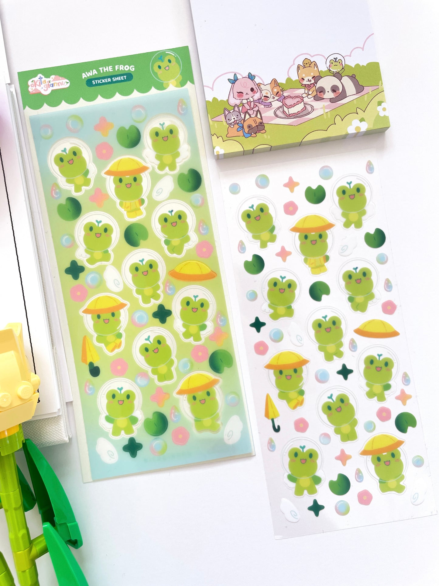 Awa the Frog | Sticker Sheet