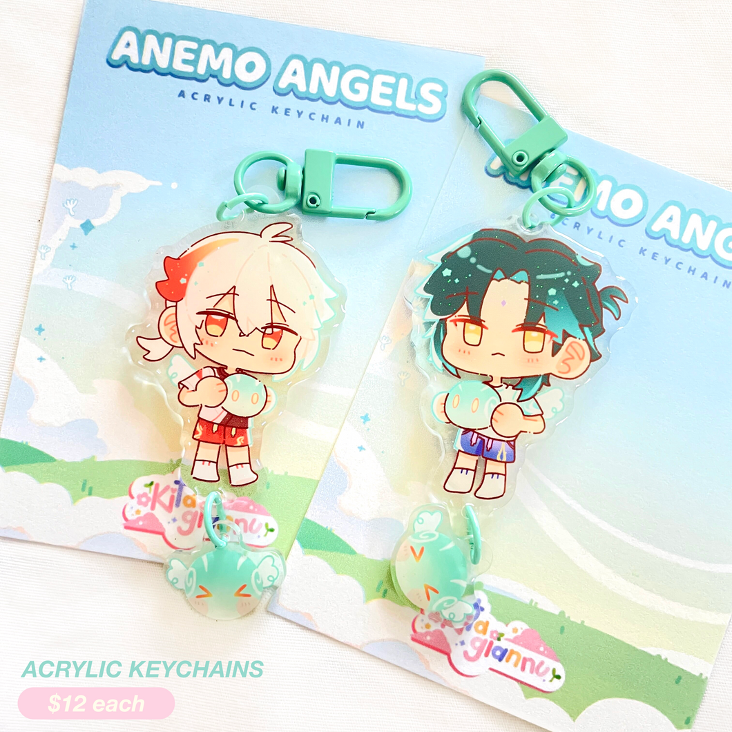 Anemo Angels | Genshin impact | Acrylic Keychains [IN-STOCK]