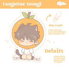 Load image into Gallery viewer, NEW Tangerine Yoongi | Acrylic Keychain [INSTOCKS]
