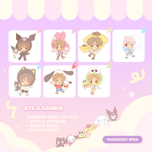 BTS x Sanrio | Acrylic Keychains [IN-STOCK]